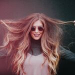 this is a image of girl with golden hairs style new fashion trend