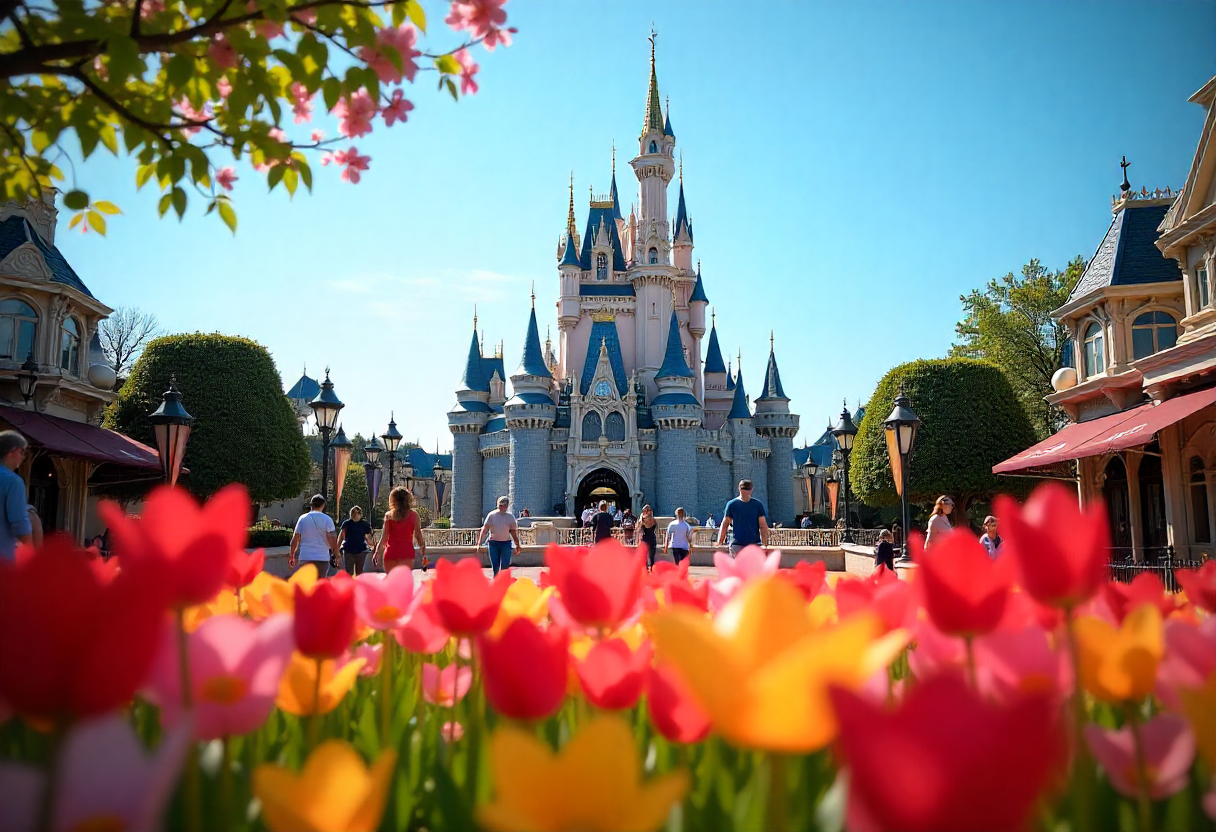 The image of Disneyland place in Paris